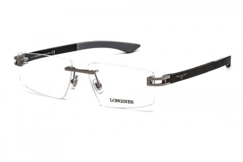 Longines LG5007-H szemüvegkeret csillógó világos ruténium /...