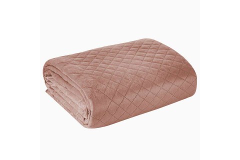 Luiz3 bársony ágytakaró Rózsaszín 200x220 cm