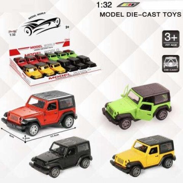 Magic Toys Jeep Wrangler hátrahúzható fém autómodell több...