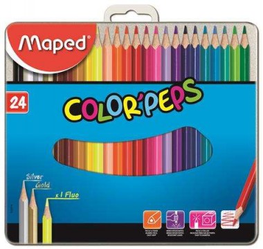 MAPED "Color`Peps" háromszögletű 24 különböző színű...