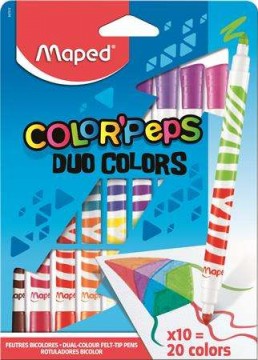 MAPED Filctoll készlet, kimosható, MAPED "Color`Peps Duo",...