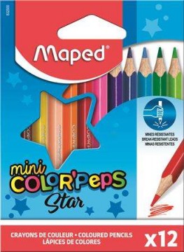 MAPED Színes ceruza készlet, háromszögletű, MAPED...