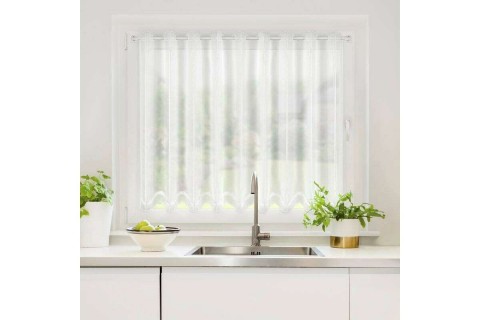 Marlena vitrázs függöny Fehér 90x150 cm