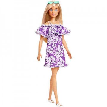 Mattel Barbie 50. évfordulós Malibu baba virágos ruhában...