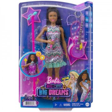 Mattel Barbie: Big City, Big Dreams Brookly Karaoke baba (GYJ24)