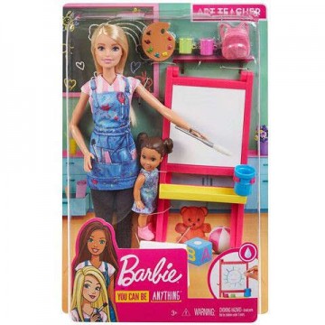 Mattel Barbie Lehetsz Bármi: Rajztanár babaszett (DHB63/GJM29)