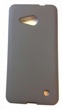 Microsoft Lumia 550 fekete matt szilikon tok