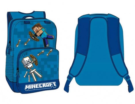 Minecraft hátizsák táska kék 35cm