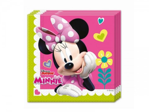 Minnie Happy Helpers szalvéta - 33 cm x 33 cm, 20 db / csomag
