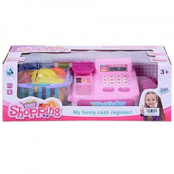 MK Toys rózsaszín elektronikus pénztárgép számoló funkcióval,...
