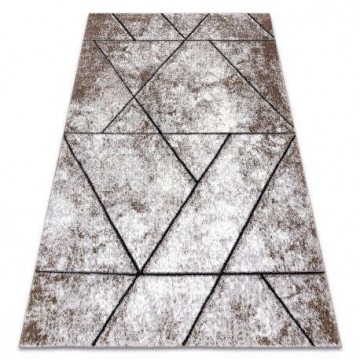 Modern COZY szőnyeg 8872 Wall, Geometriai, háromszögek - barna...
