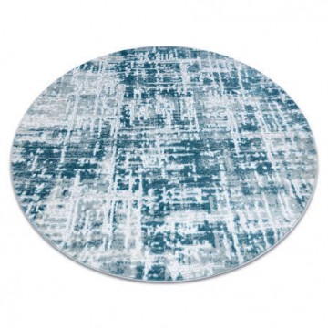 Modern MEFE Kör szőnyeg 8722 Vonalak vintage - krém / kék kör 100...