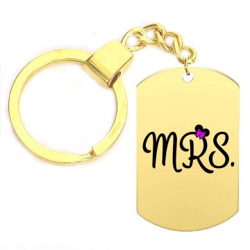 MRS. kulcstartó, választható több színben