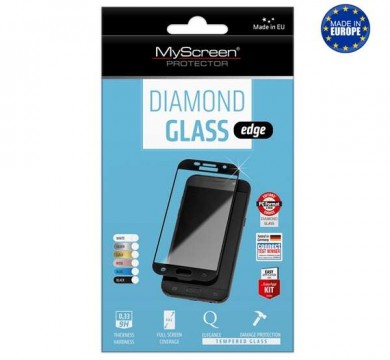 MYSCREEN DIAMOND GLASS EDGE képernyővédő üveg (2.5D, íves,...