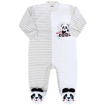 New Baby Baba kezeslábas New Baby Panda 6-9 hó (74 cm)