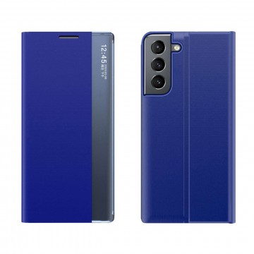 New Sleep Case Samsung Galaxy S22 + (S22 Plus) kék tok