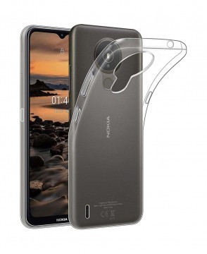 Nokia 1.4 szilikon tok, hátlaptok, telefon tok, vékony, átlátszó,...
