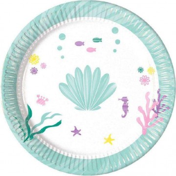 party tányér Óceán 8 db-os 23 cm