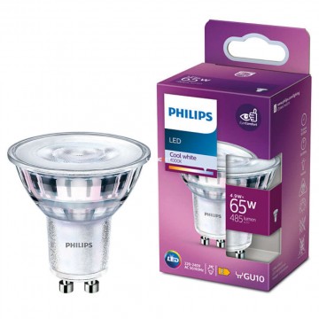 Philips GU10 LED 4,9W 485lm 4000K hidegfehér 36° - 65W izzó helyett