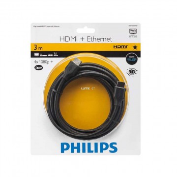 Philips SWV2433W/10 High speed HDMI kábel + Ethernet 3m