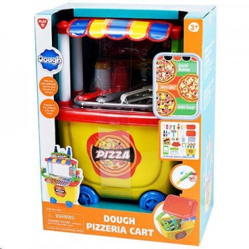 Playgo Guruló pizzás kocsi gyurmakészlet (8874)