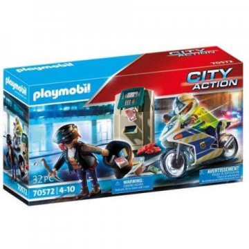 Playmobil: Városi forgatag - Rendőrségi motor: Pénztolvaj...