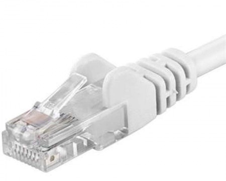 PremiumCord Patch 6 UTP 1m WH hálózati kábel Fehér Cat6 U/UTP...