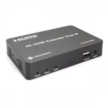 PROCONNECT Extender HDMI,USB, Over IP, Infra, USB, 150m-ig