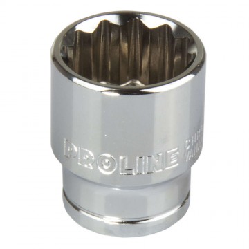 Proline 18571 1/2" 12pt dugókulcs, CrV, 19mm, L: 38mm