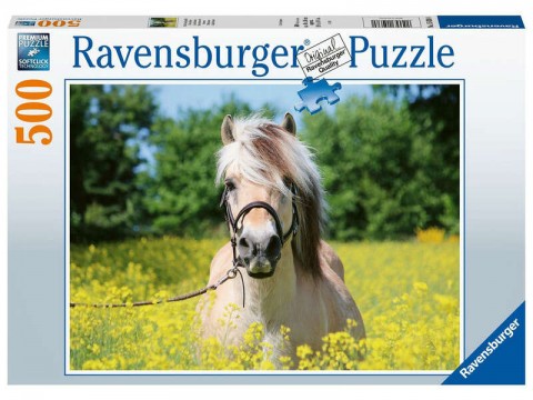 Ravensburger Puzzle - Ló a repcemezőn 500db