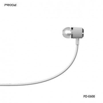 REMAX Proda fülhallgató sztereó jack 3,5mm PD-E600 fehér