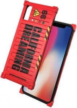 Remax RM-1657 iPhone X / XS (5,8") piros szilikon hátlap tok