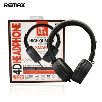 Remax RM-805 fekete összecsukható fejhallgató