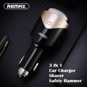Remax RT-SP01 fekete szivartöltőfej 2.4A szélvédőtörő fej +...