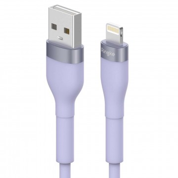 Ringke USB-A kábel - Lightning 480Mb/s 12W 1.2m lila (CB09956RS)