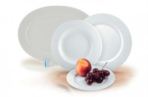 ROTBERG Desszertes tányér,ROTBERG, fehér, 19 cm, 6db-os szett,...