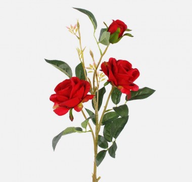 Rózsa Művirág 1 szálas - piros