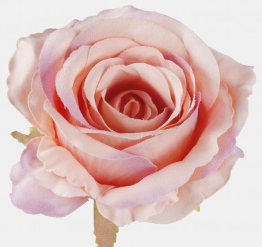 Rózsa Virágfej 12cm - rózsaszín