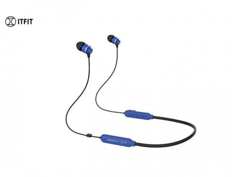 Samsung A08B wireless fülhallgató nyakpánttal,Kék