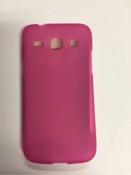 Samsung G350 Galaxy Core Plus pink matt szilikon tok