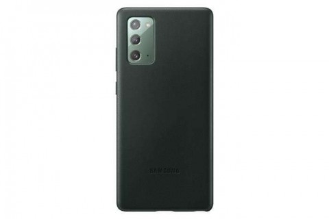 Samsung Galaxy Note 20 bőr hátlap,Zöld