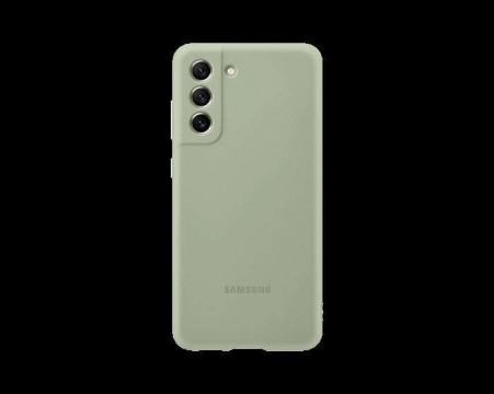 Samsung Galaxy S21 FE szilikon védőtok,Oliva zöld