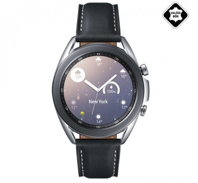 SAMSUNG Galaxy Watch 3 okosóra (valódi bőr csuklópánt,...