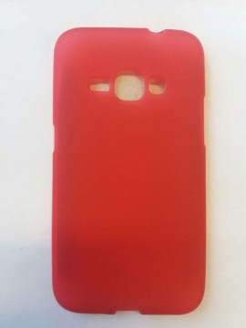 Samsung J120 Galaxy J1 2016 piros matt szilikon tok