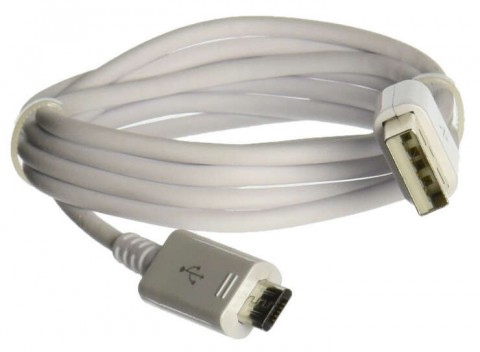 Samsung USB/microUSB USB kábel 0,9 M USB 2.0 Micro-USB A USB A Fehér
