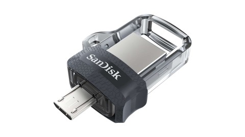 SanDisk Ultra Dual m3.0 USB flash meghajtó 128 GB USB Type-A / Mi...