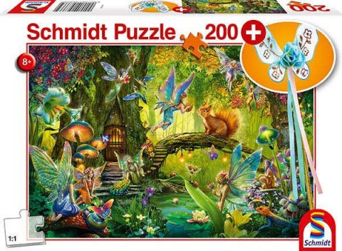 Schmidt Fairies in the forest (wand) 200db-os puzzle (56333) (189...
