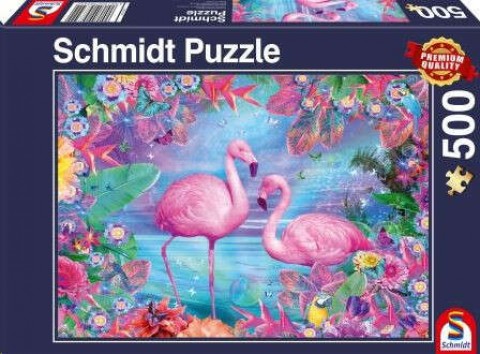Schmidt Flamingók, 500 db-os puzzle (58342, 18359-184)