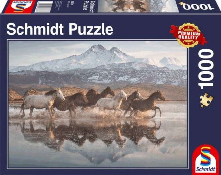 Schmidt Lovak Kappadokiában, 1000 db-os puzzle (58376, 18754-183)