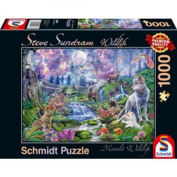 Schmidt Moonlit Wildlife 1000 db-os puzzle (4001504599638)